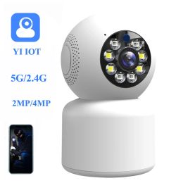 Cameras YI IOT 5G 2.4G HD IP Camera Wireless 2MP 4MP Home Security Camera Night Vision Two Way Audio CCTV Camera Indoor Baby Monitor