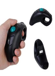 walker Wireless 24G Handheld Trackball Mouse Finger Mause with Laser Pointer For PPT Presentation6063858