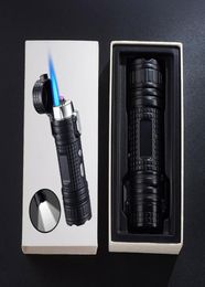 3 In 1 Torch Cigar Lighter Multifunction Windproof Jet Flame Electric Arc Pulse Lighter with LED Flashlight Creactive91876811400582