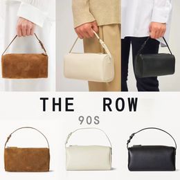 The row 90s Luxurys Designer Square lunch bag small Leather phone handbag mens Clutch Underarm Shoulder Bag Womens armpit travel Crossbody trunk Tote pochette Bags