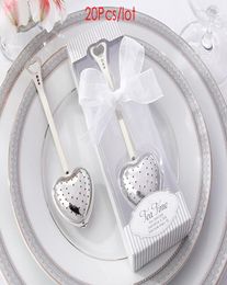 Love Kitchen gift for guests of Heart Tea Infuser wedding souvenirs and Bridal shower Party favors5304611