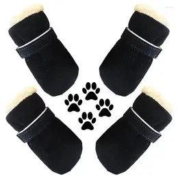 Dog Apparel Winter Boots Wear-Resistant Protectors Shoes Safe Protection For Small Dogs