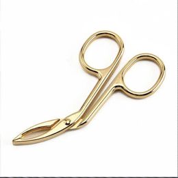 new Stainless Steel Elbow Eyebrow Pliers Clip Scissors Tweezers Straight Pointed Professional Eyebrow Plucking Makeup Beauty Tools - for