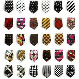 Dog Apparel 50/100pcs Large Ties Mix Patterns Neckties For Medium Big Bowties Pet Grooming Accessories