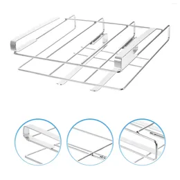 Kitchen Storage Coat Hanger Shelf Glass Rack Stainless Steel Holder For Cutting Boards