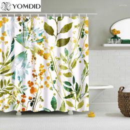 Shower Curtains YOMDID Custom Curtain 3D Printed Summer Bathroom Bath Polyester Cloth Home Decor With Hooks