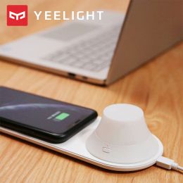 Control Yeelight Wireless Charger with LED Night Light Magnetic Attraction Fast Charging For iPhones Samsung Huawei phones