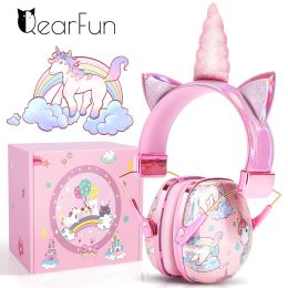 Protector Cute Unicorn Kids Ear Protection Ear Muffs Baby Safety Anti Noise Children Headphones Ear Defenders Security Protection Kid Gift