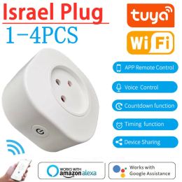 Plugs 16a Israel Smart Wifi Power Plug Smart Wifi Wireless Socket Outlet Work with Alexa Google Home Assistant Tuya Smartlife App