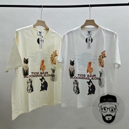 Printed T-shirt Cotton 2024ss T Shirts Round Neck Men's and Women's Top Tee