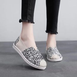 Casual Shoes Loafers Women One Pedal Soft Bottom Low Help Spring And Autumn Flat Breathable Flats