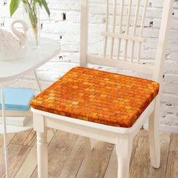 Pillow Bricks Wall Print Chair Washable Coat Table Chairs S Stretch Pad For Recliner Floor Home Decoration