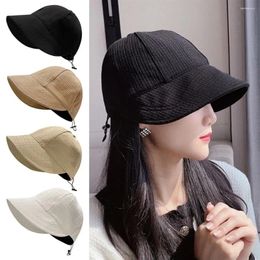 Wide Brim Hats Women Girls Spring Summer Big Visors Outdoor Bucket Hat Fisherman Cap Beach Sun