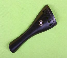 New 44 Violin Tailpiece 5 String Violin Circle Shell Inlay Natural Ebony Violin parts8036009