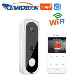 Doorbell GARDLOOK Tuya WiFi Video Doorbell Camera Wireless Door bell Intercom IR Alarm Security Video Surveillance HD Remote Monitoring