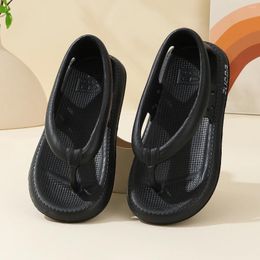 Slippers Flip-flops With Heel For Men And Women In Summer Non-slip Durable Wear-resistant Thickened