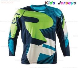 Kids Quick Dry Motocross Jersey Downhil Mountain Bike DH Shirt MX Motorcycle Clothing Ropa For Boys MTB TShirts3377550