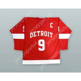 Gdsir Custom CAMERON FRYE GORDIE HOWE 9 DETROIT ALTERNATE HOCKEY JERSEY NEW Top Ed S-M-L-XL-XXL-3XL-4XL-5XL-6XL