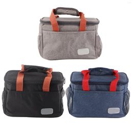 Storage Bottles Lunch Box Insulated Bag Large Capacity Waterproof Thicken Oxford Cloth Durable Portable Insulation For Hiking Office