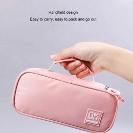 Pencil Bag Large Capacity Pencils Case Pouch Holder Canvas Stationery