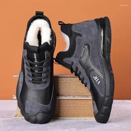 Casual Shoes Winter Plush Thickened Warm Cotton Lightweight Sports Hiking And Mountain Climbing Men's