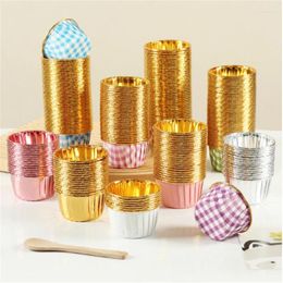 Party Supplies 50 Pcs Small Mini Pack Muffins Cup Paper Cupcake Wrappers Baking Cups Cases Muffin Boxes DIY Cake Tools Kitchen