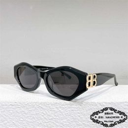 luxury designer sunglasses B Family's New Plate Polygon Men's and Women's Fashion INS.com Red Stars Same Style Sunglasses BB0251