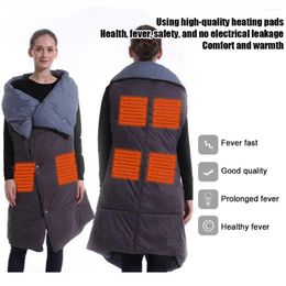 Blankets Electric Blanket Thicker Heater Quickly Warm Heated Thermostat USB Adjustable 3levels Winter Body Warmer R1F9