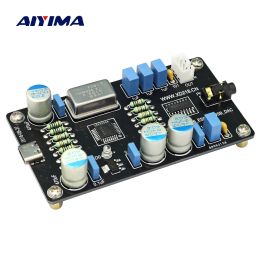 Amplifier AIYIMA PCM2706 ES9023 USB Audio DAC Sound Card Decoder Board HIFI Zero Noise I2S Decoding