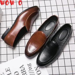 Casual Shoes Loafers Men Solid Colour Fashion Driving Business Party Daily Versatile Simple Classic Dress