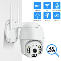 Intercom Sdeter 3mp 2mp Outdoor Camera for Home Security Wifi Wireless P2p Ai Human Detect Auto Tracking Surveillance Weatherproof Cam