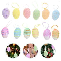 Decorative Figurines Easter Egg Ornaments Hanging Party Favor Decor Decorations Christmas Eggs For Home