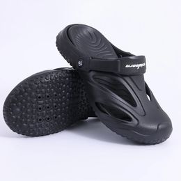 Kidmi Summer Holes Mens Flat Sandals Fashion Men Clogs with Arch support Slides EVA Beach Cloud Slippers Shower Shoes 240322