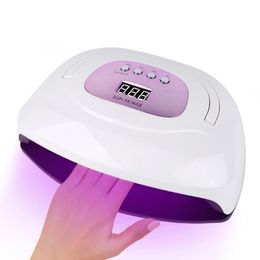 2024 220W SUN X8MAX LED Nail Lamp Light Curing Gel Varnish Polish Manicure Drying UV Lamp Art Sun Power Beauty UV gel nail lamp