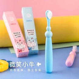 2024 Single Box Baby 2-6 Years Old Small Gourd Cartoon Children's Toothbrushfor Children's Toothbrush 2-6 Years Old