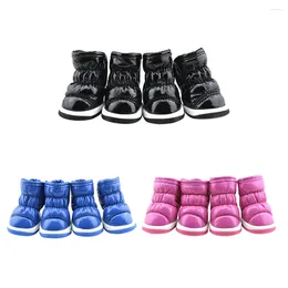 Dog Apparel Warm Fleece Puppy Pet Shoes Winter For Small Waterproof Snow Boot Chihuahua Yorkie Accessories