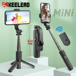 Monopods L10 3 in 1 Wireless Bluetoothcompatible Handheld Selfie Stick Foldable Mini Tripod Shutter Remote Control for Iphone Android