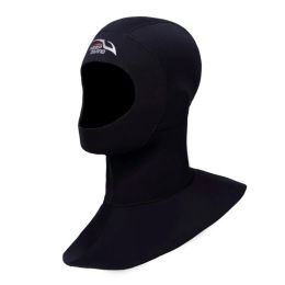 Accessories KEEP DIVING 3MM Neoprene Scuba Diving Hood With Shoulder Snorkelling Equipment Hat Cap Winter Swim Warm Wetsuit Spearfishing