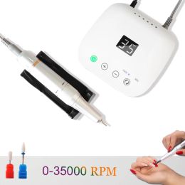 Kits 35000rpm Electric Nail Drill Hine Manicure Drill Nail Art Milling Professional Nail Drill Hine Nail Polishing Equipment