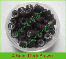 45mm silicone micro ring links for hair extensionshair extension tools5000pcs mix color1784255