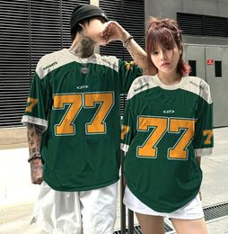 Fashion Mens TShirt 3d Patchwork Colour Digital Printed Jersey Couple Style Neutral Short Sleeved Loose Oversized 240403