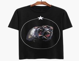 Luxury Mens Designer T Shirt Roar Orangutan Monkey Circle Star Short Sleeve Men Women Summer T Shirt Unisex Tee Size SXL5937502