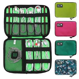 Storage Bags Cable Pouch Case USB Charger Gadget Organizer Portable Bag Digitals Kit Collection Tool Electronic Accessories