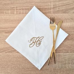 Party Supplies 50pcs Napkins Custom Wedding Cocktail Favors Personalized