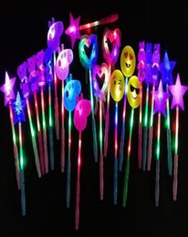 LED flashing light up sticks glowing rose star heart magic wands party night activities Concert carnivals Props birthday Favor kid6157961