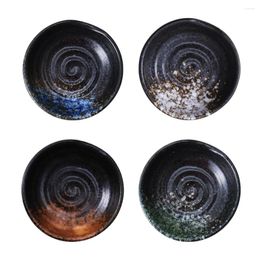 Plates Japanese Style Ceramic Seasoning Dishes Sauce Vinegar Saucer Bowl Sushi Dipping Kitchen Tableware