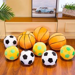 Pillow Soccer Throw Football Basketball Shaped Home Decor Living Room Soft Stuffed