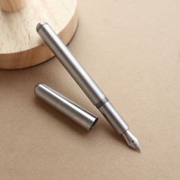 Tools Titanium Pen Pocket Bussiness Outdoors Writing Tools Hand made EDC Silver Colour Handcrafted Signature Pens Ink Refillable