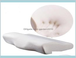 square Pillow Bedding Supplies 50x30Cm Orthopedic Latex Magnetic White Color Neck Slow Rebound Foam Cervical9770040