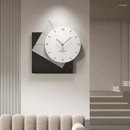 Wall Clocks Creative Clock Living Room 2024 Restaurant Fashion Modern Minimalist Dining Table Atmosphere
